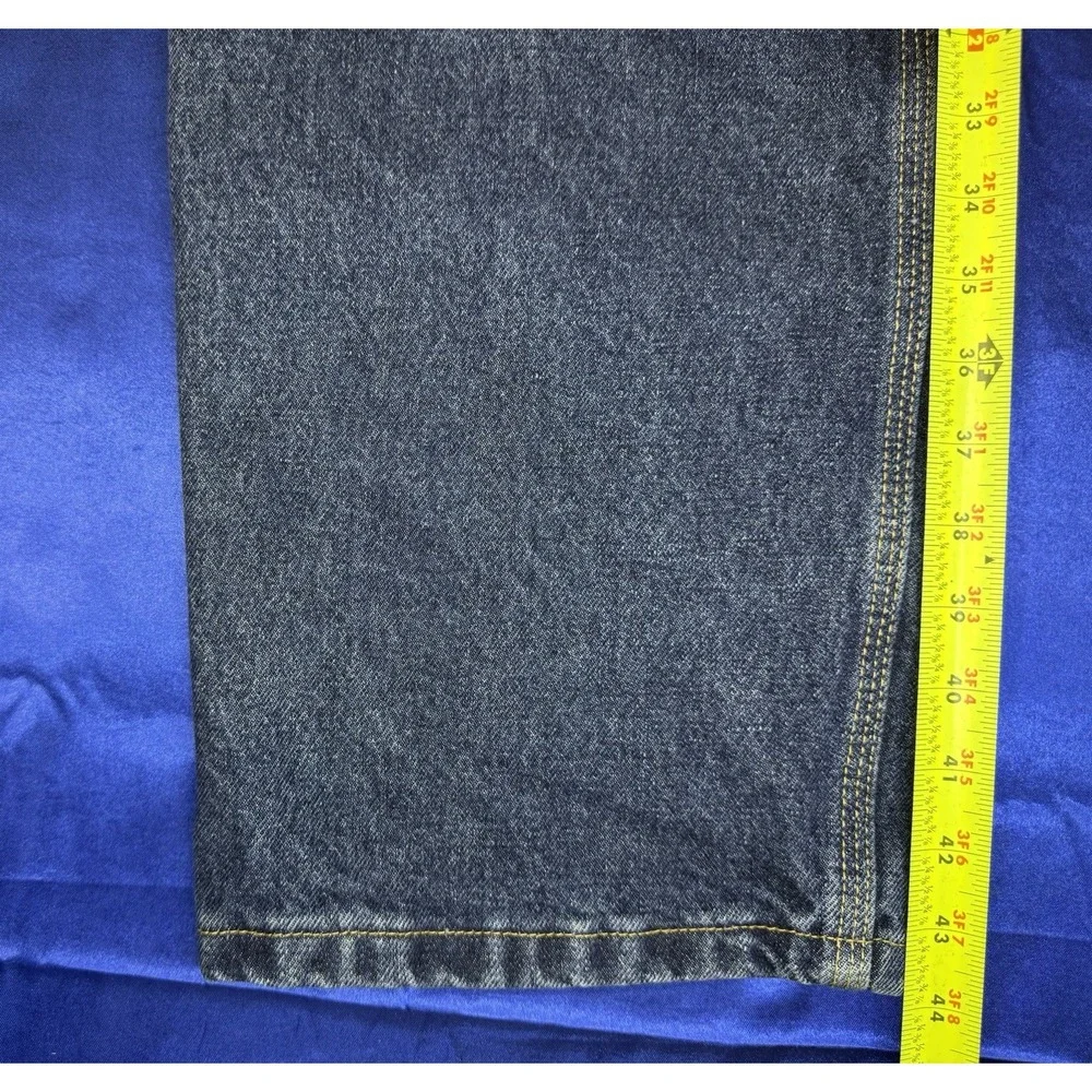 2 Wrangler Riggs Workwear Men's 42x32 Antique Indigo Blue Denim Carpenter Jeans